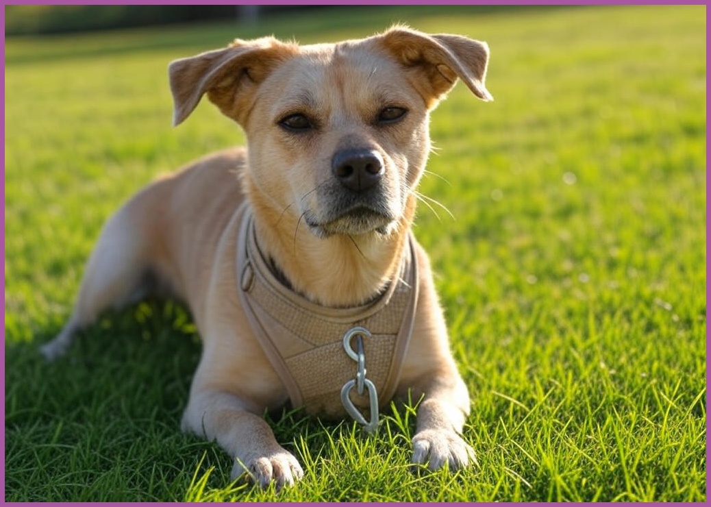 아이펫스맘 강아지 하네스 대형견 중형견 앞섬방지 초경량 가슴줄 앞고리, 베이지, 1개