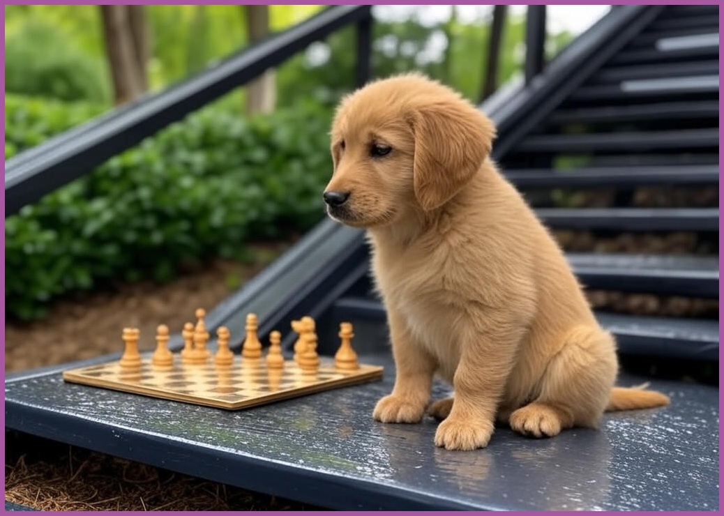 엔터펫 오가닉 커버분리 알러지안심 강아지계단 방수계단, 체스 - 이미지 1
