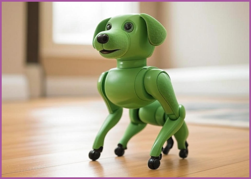 제이셀르 자동으로 움직이는 반려동물 장난감 강아지 자동 공놀이 장난감, 그린, 1개